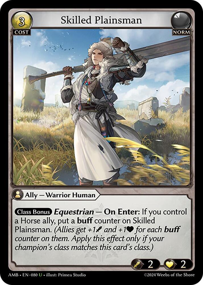 Skilled Plainsman, Mortal Ambition 080