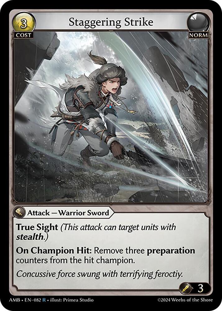 Staggering Strike, Mortal Ambition 082
