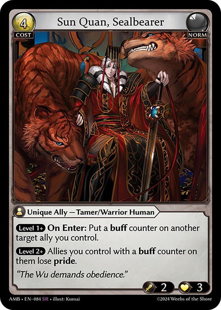 Sun Quan, Sealbearer, Mortal Ambition 084
