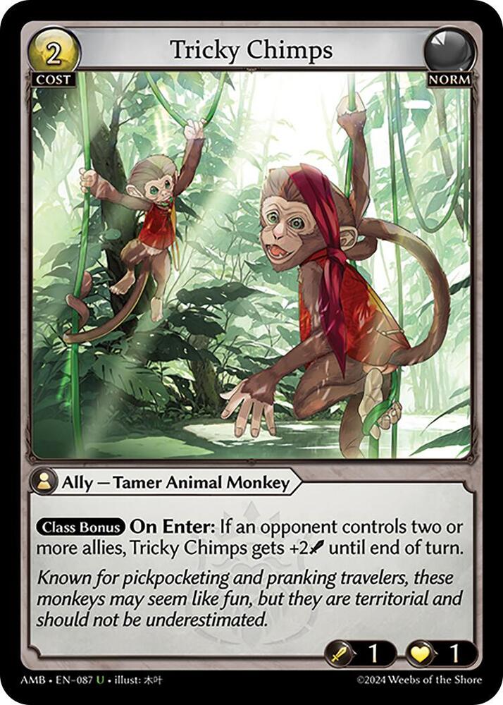 Tricky Chimps, Mortal Ambition 087