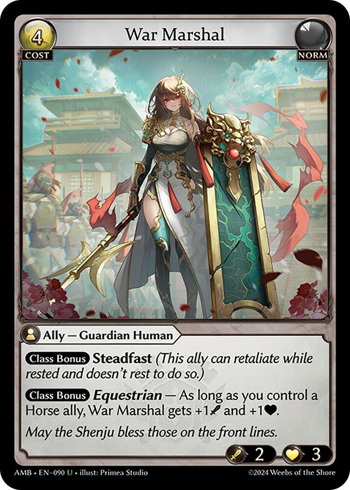 War Marshal, Mortal Ambition 090