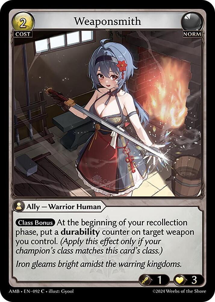 Weaponsmith, Mortal Ambition 092