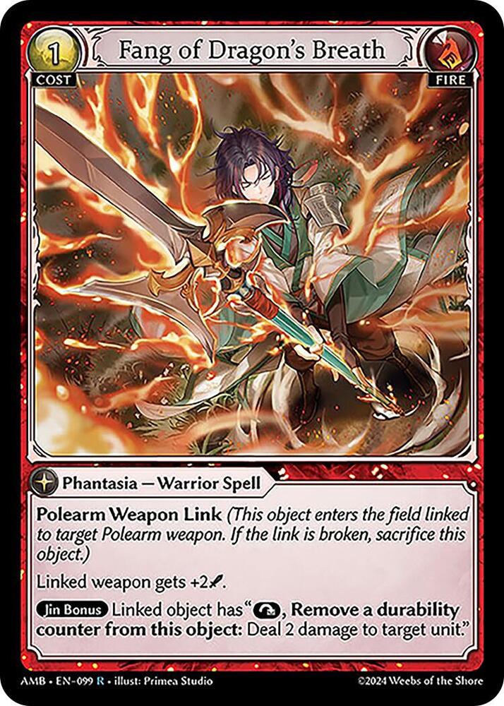 Fang of Dragon's Breath, Mortal Ambition 099