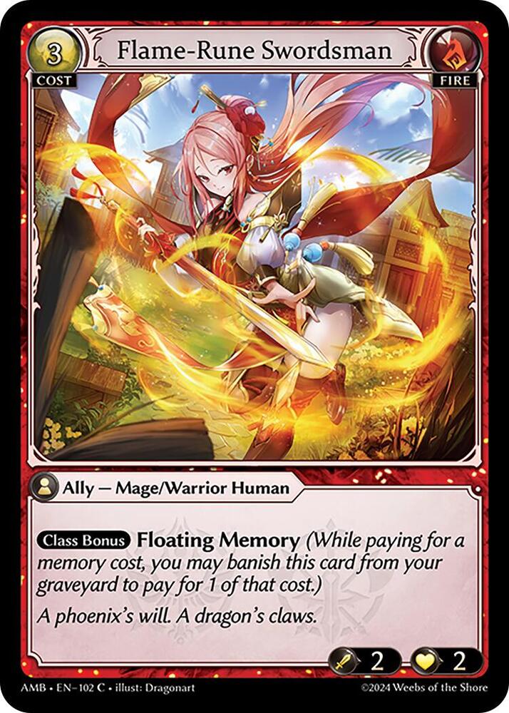 Flame-Rune Swordsman, Mortal Ambition 102
