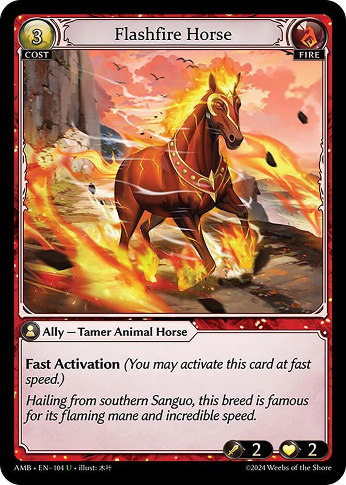 Flashfire Horse, Mortal Ambition 104