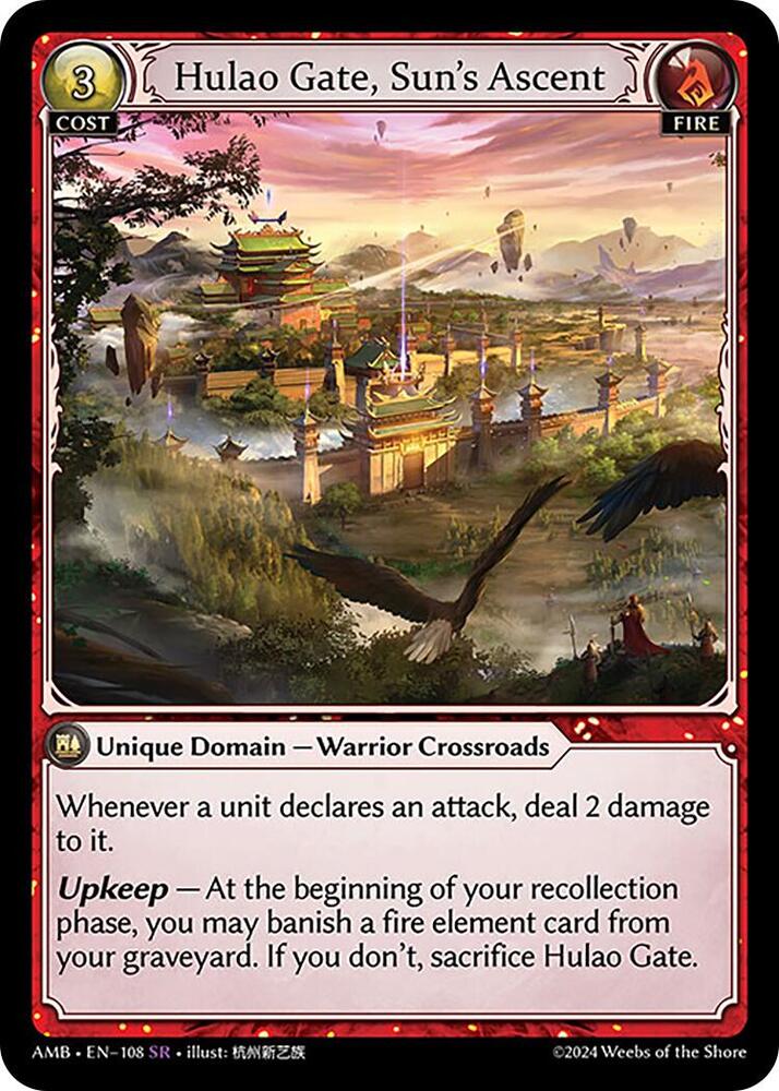 Hulao Gate, Sun's Ascent, Mortal Ambition 108
