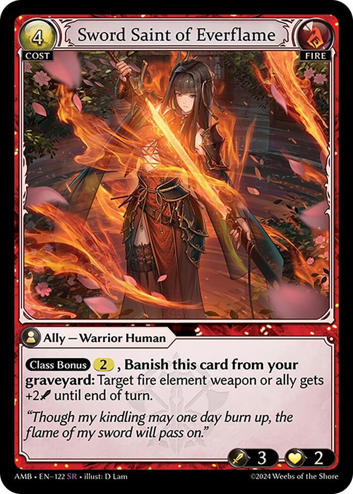 Sword Saint of Everflame, Mortal Ambition 122
