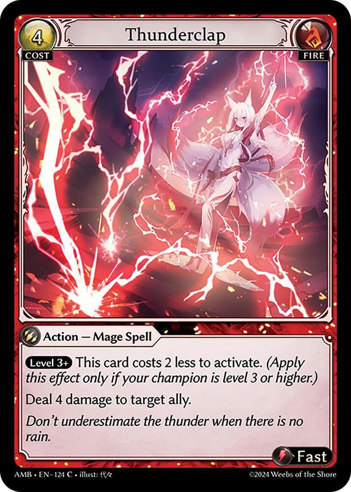 Thunderclap, Mortal Ambition 124
