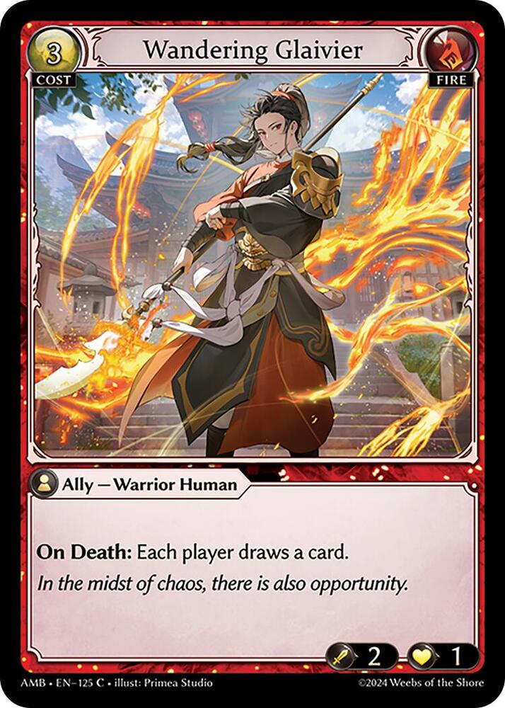 Wandering Glaivier, Mortal Ambition 125