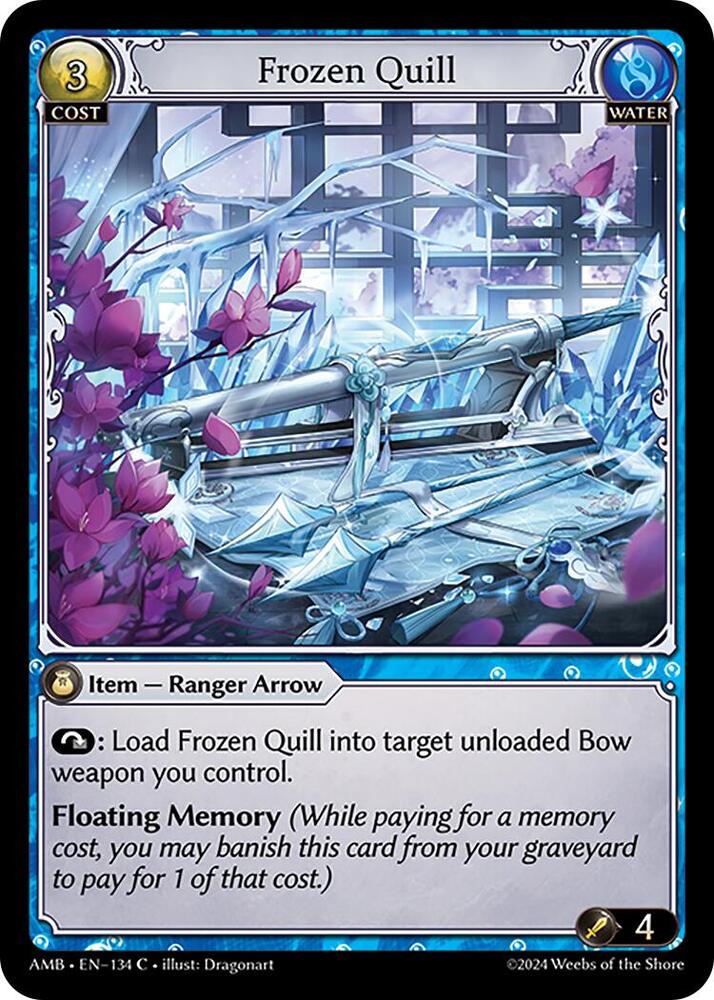 Frozen Quill, Mortal Ambition 134