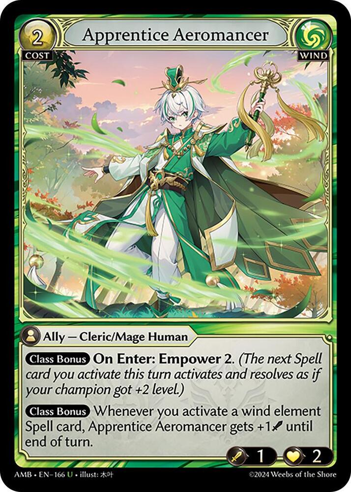 Apprentice Aeromancer, Mortal Ambition 166