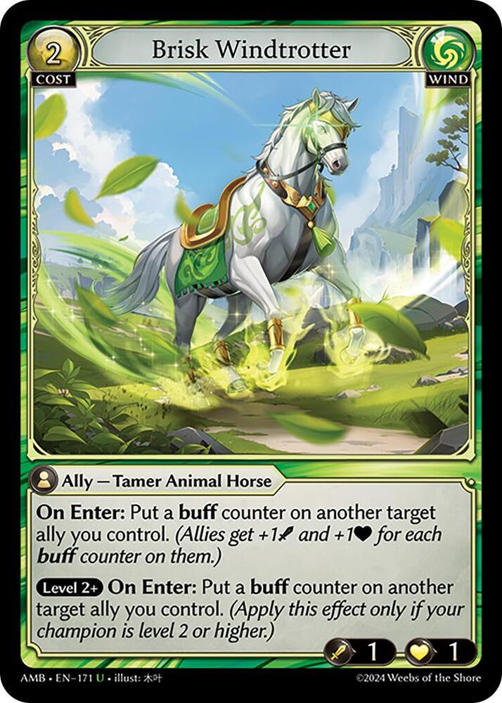 Brisk Windtrotter, Mortal Ambition 171
