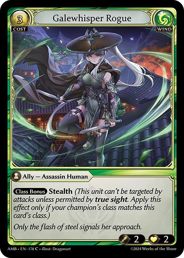 Galewhisper Rogue, Mortal Ambition 178