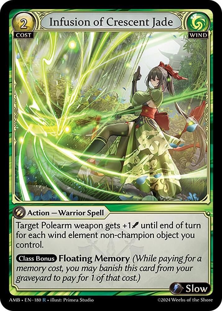 Infusion of Crescent Jade, Mortal Ambition 180