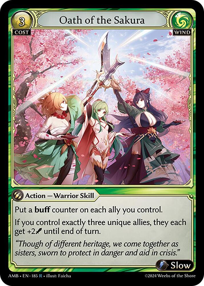 Oath of the Sakura, Mortal Ambition 185