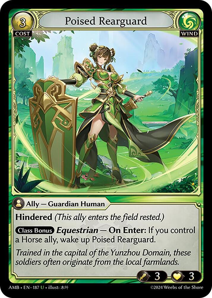 Poised Rearguard, Mortal Ambition 187