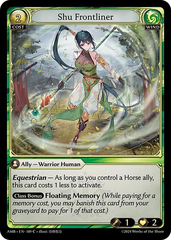 Shu Frontliner, Mortal Ambition 189
