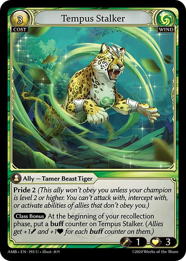 Tempus Stalker, Mortal Ambition 193