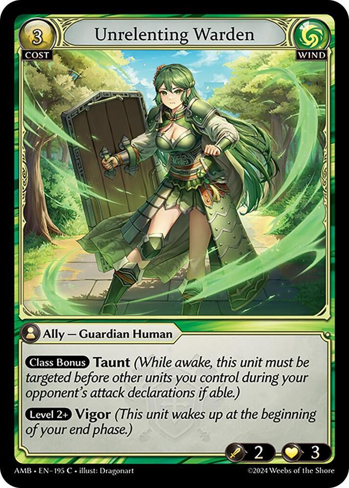 Unrelenting Warden, Mortal Ambition 195