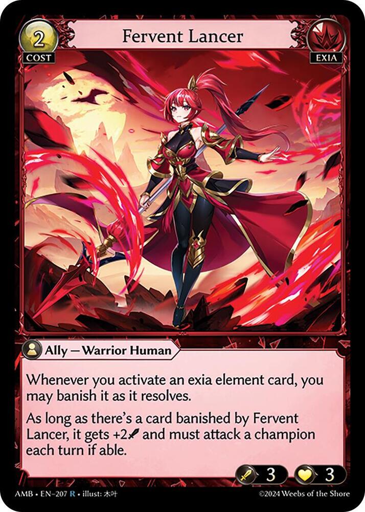Fervent Lancer, Mortal Ambition 207