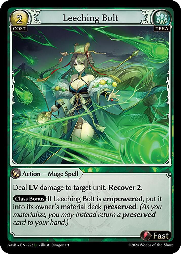 Leeching Bolt, Mortal Ambition 222