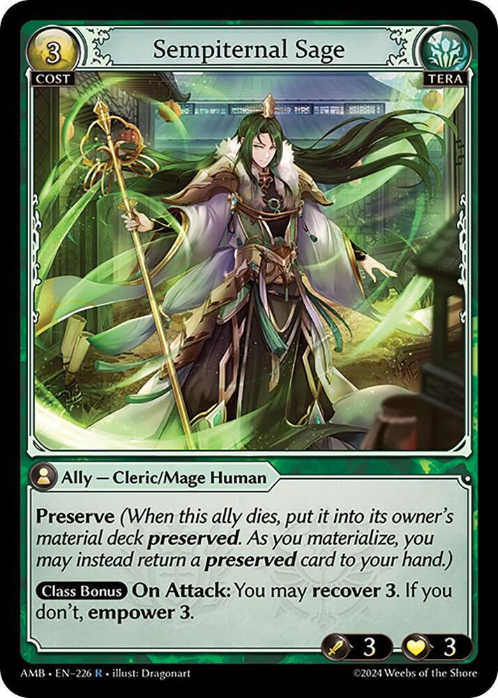 Sempiternal Sage, Mortal Ambition 226