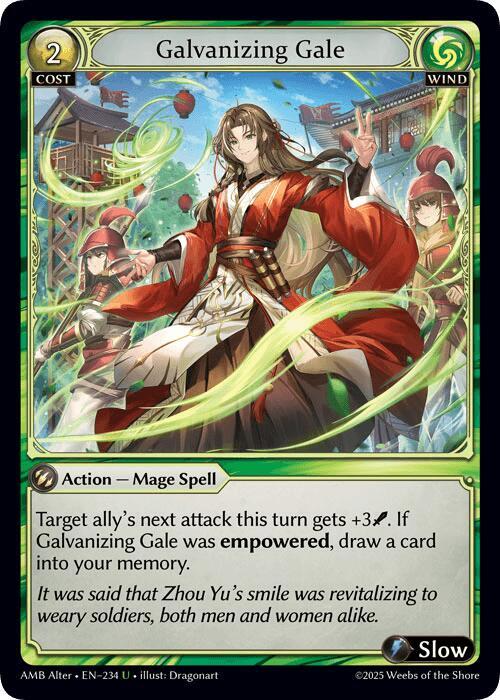 Galvanizing Gale, Mortal Ambition Alter Edition 234
