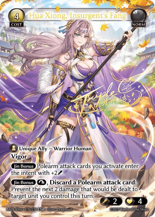 Hua Xiong, Insurgent's Fang (CSR), Mortal Ambition Alter Edition 238