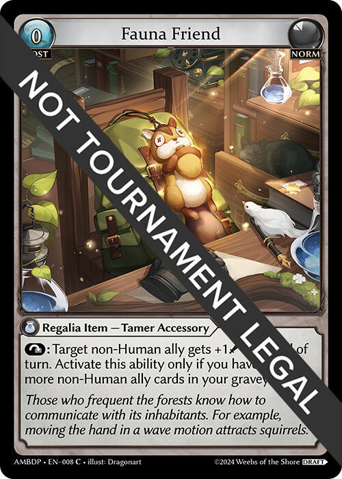 Fauna Friend, Mortal Ambition Draft Pack 008