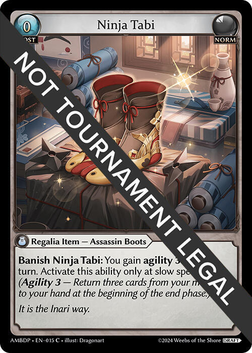 Ninja Tabi, Mortal Ambition Draft Pack 015