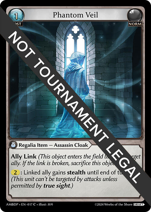 Phantom Veil, Mortal Ambition Draft Pack 017