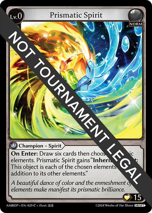 Prismatic Spirit, Mortal Ambition Draft Pack 029