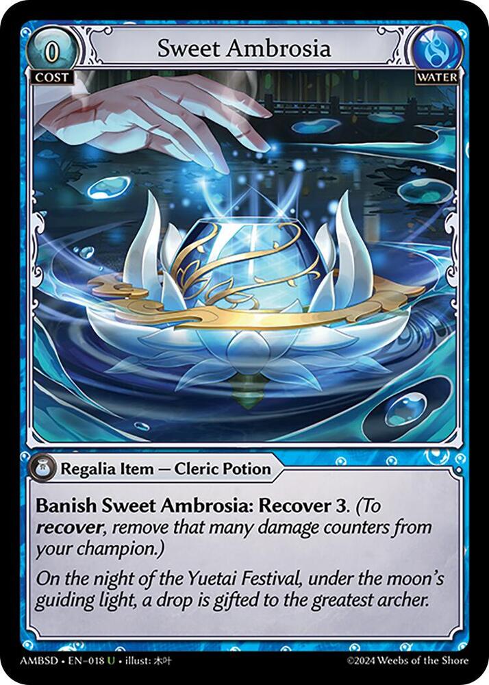 Sweet Ambrosia, Mortal Ambition Starter Decks 018
