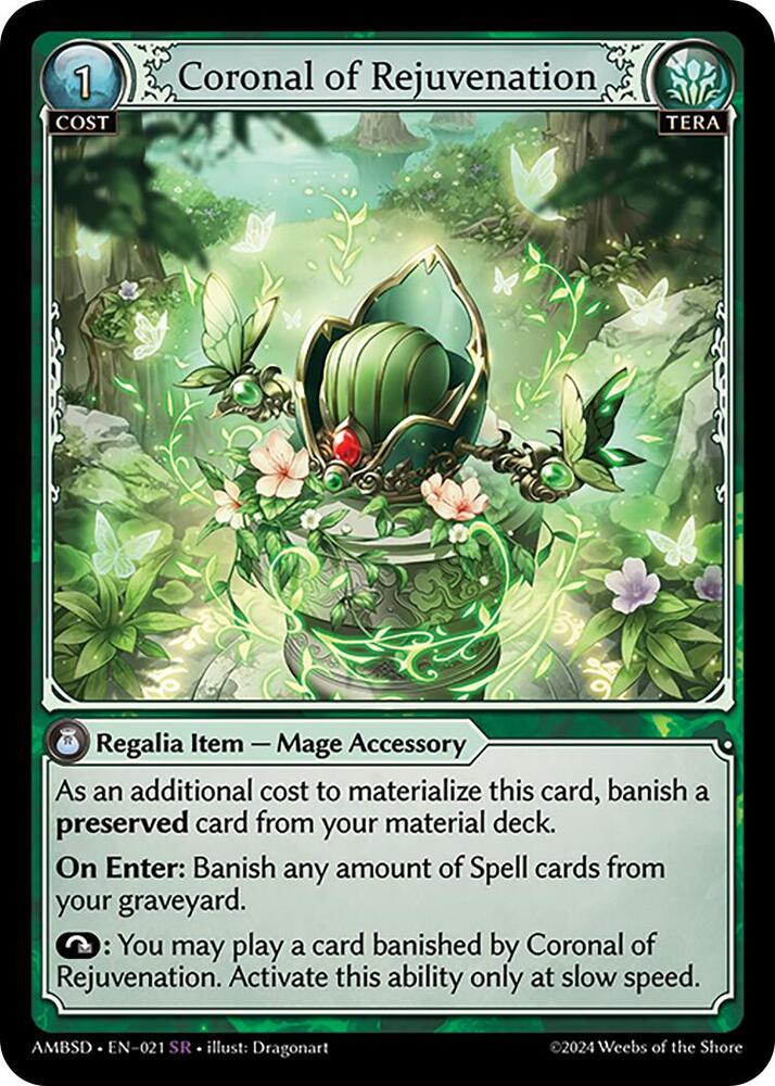 Coronal of Rejuvenation, Mortal Ambition Starter Decks 021
