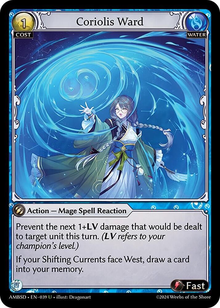 Coriolis Ward, Mortal Ambition Starter Decks 039