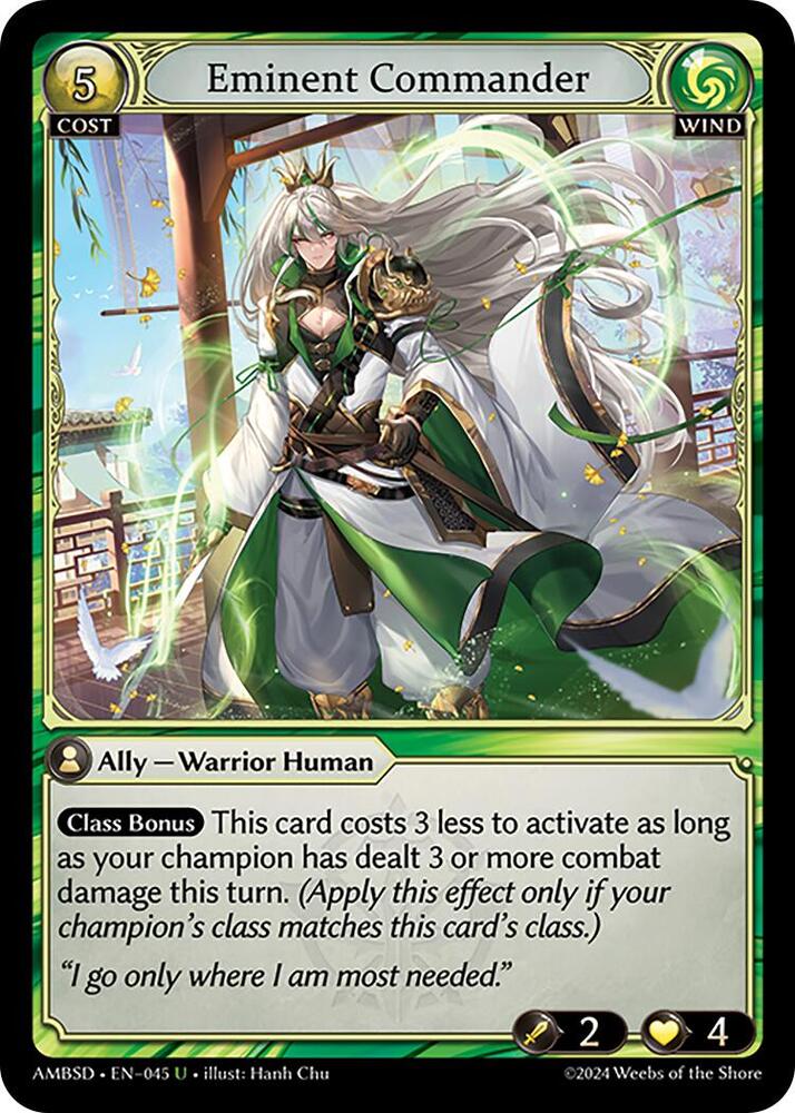 Eminent Commander, Mortal Ambition Starter Decks 045