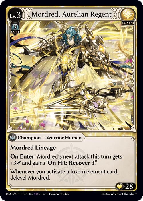 Mordred, Aurelian Regent, Mordred Re: Collection, Aurelian Regent 005