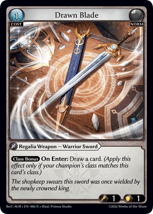Drawn Blade, Mordred Re: Collection, Aurelian Regent 006