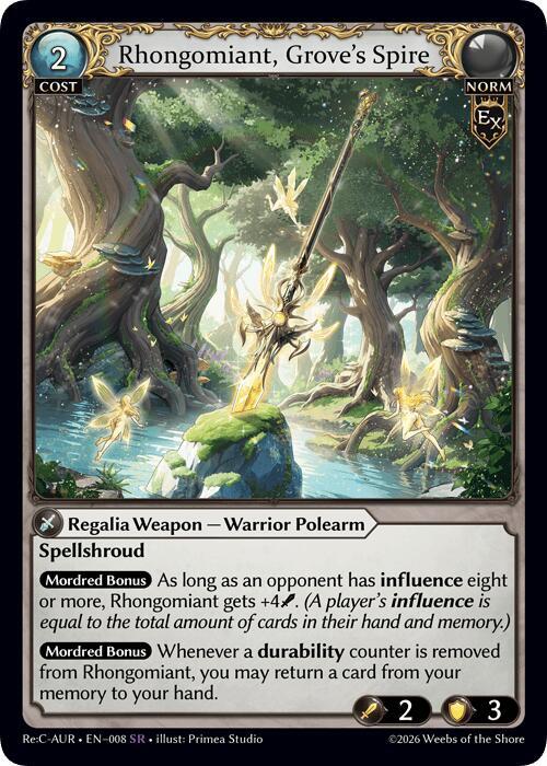 Rhongomiant, Grove's Spire, Mordred Re: Collection, Aurelian Regent 008