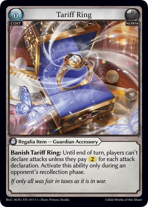 Tariff Ring, Mordred Re: Collection, Aurelian Regent 011