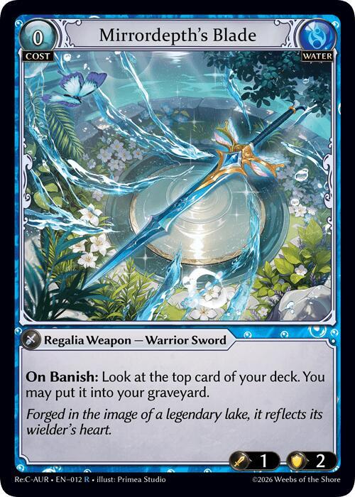 Mirrordepth's Blade, Mordred Re: Collection, Aurelian Regent 012