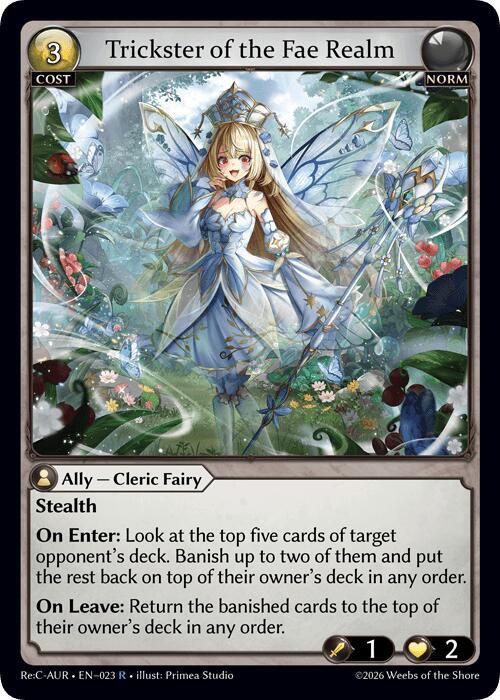 Trickster of the Fae Realm, Mordred Re: Collection, Aurelian Regent 023