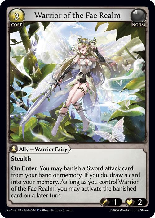 Warrior of the Fae Realm, Mordred Re: Collection, Aurelian Regent 024