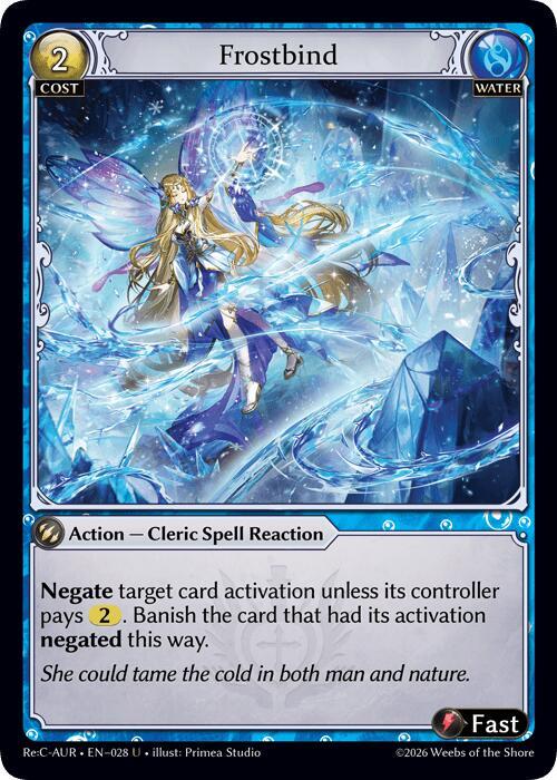 Frostbind, Mordred Re: Collection, Aurelian Regent 028