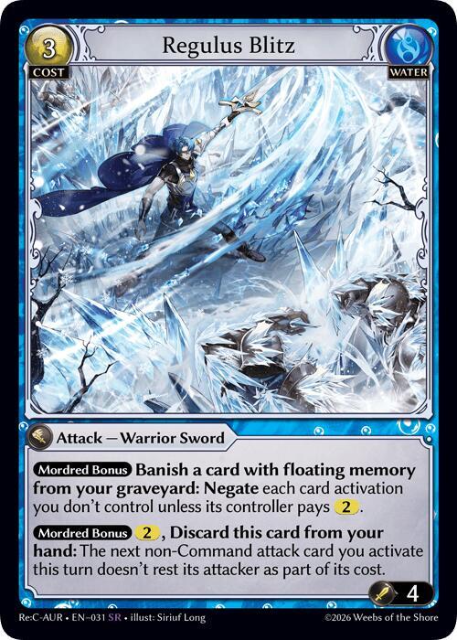 Regulus Blitz, Mordred Re: Collection, Aurelian Regent 031