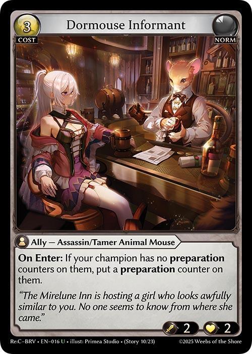 Dormouse Informant, Merlin Re: Collection, Brilliant Vestige 016
