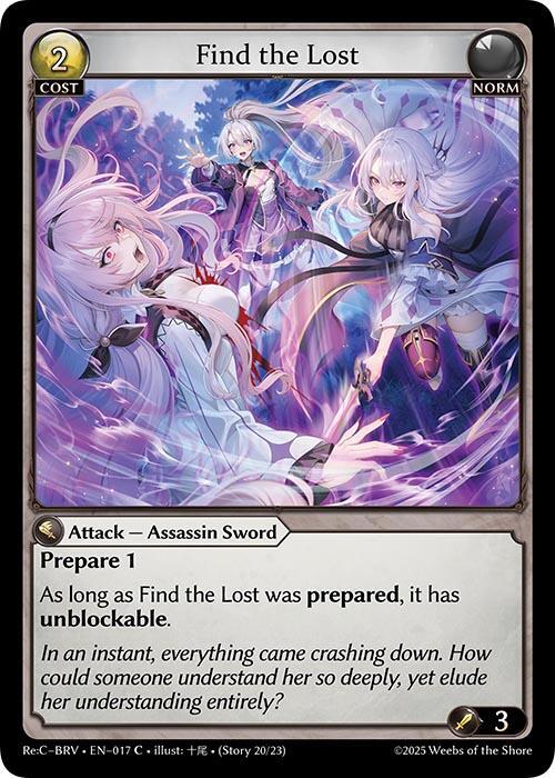 Find the Lost, Merlin Re: Collection, Brilliant Vestige 017