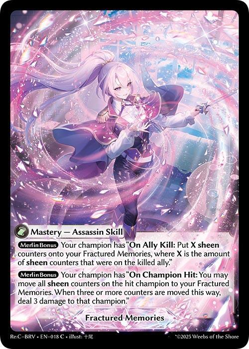 Fractured Memories, Merlin Re: Collection, Brilliant Vestige 018