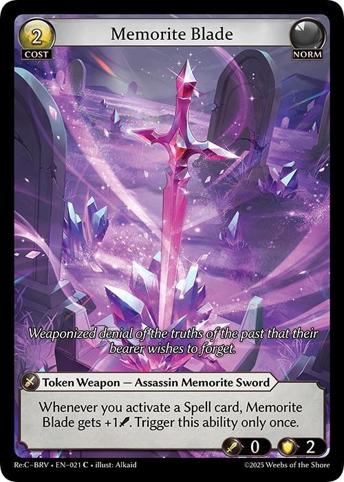 Memorite Blade, Merlin Re: Collection, Brilliant Vestige 021