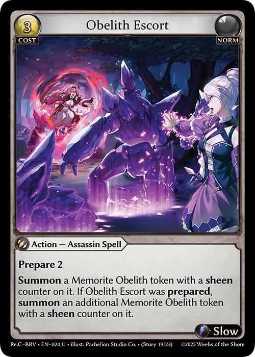 Obelith Escort, Merlin Re: Collection, Brilliant Vestige 024